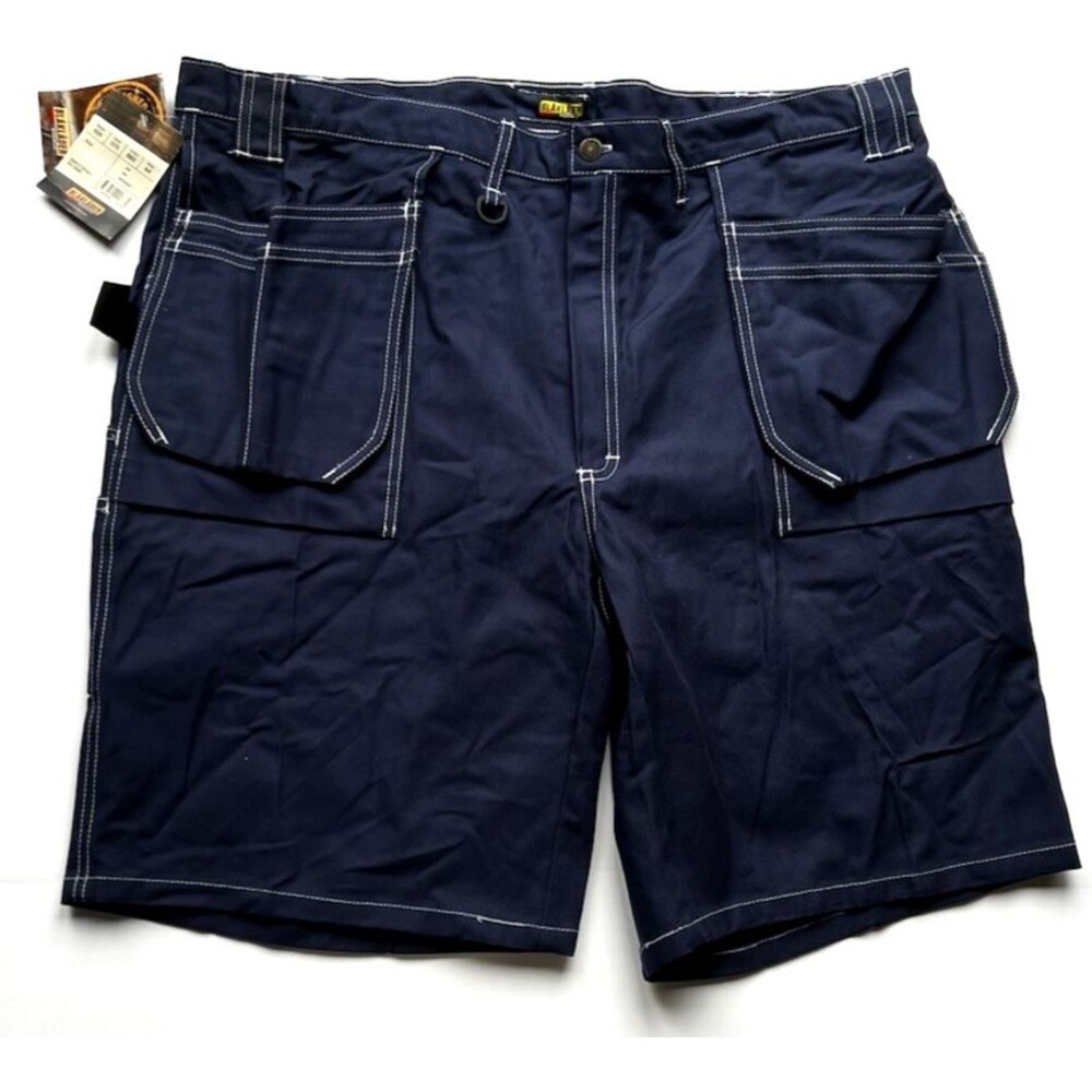 Blaklader Craftsman Cargo Work Shorts Size 44 Heavy Cotton Navy Blue